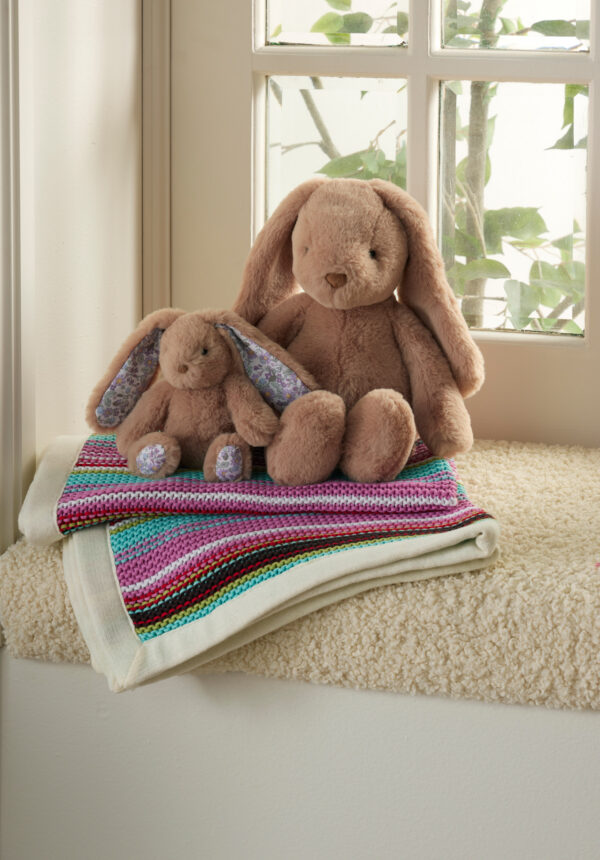 Jiggle & Giggle Floral Honey Bunny Rattle