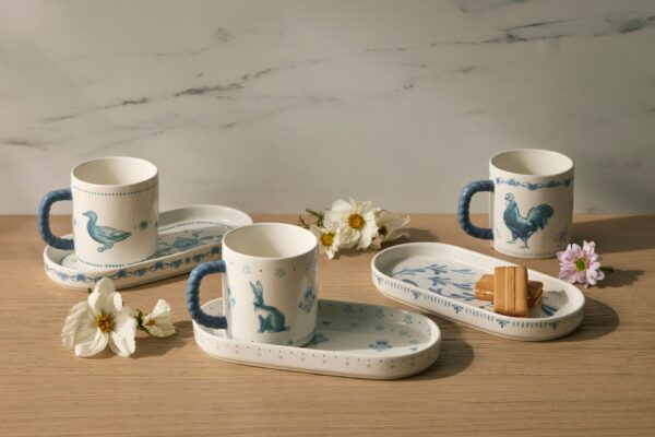 Maison Bleue Mug & Plate Set - Duck