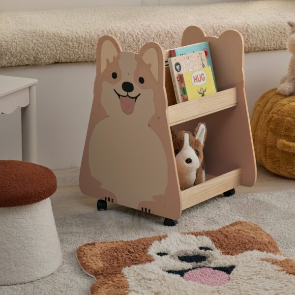 Jiggle & Giggle Corgi Friend Kids Rug