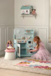 Jiggle & Giggle Mushroom Bouclé Kids Stool - Pink