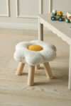 Jiggle & Giggle Sunny Side Up Bouclé Kids Stool