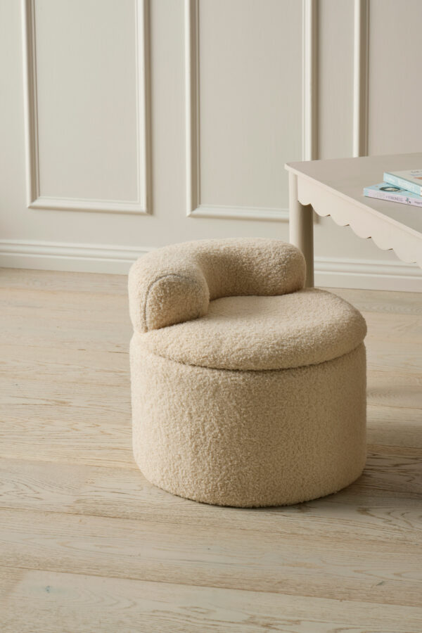 Jiggle & Giggle Bouclé Kids Storage Chair