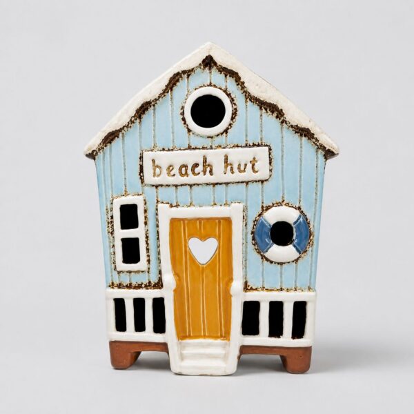 Beach Hut Tealight Holder